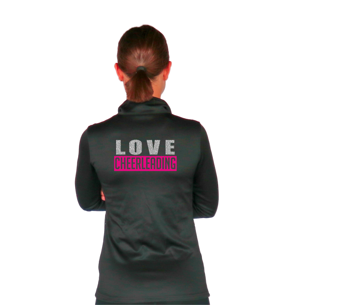 Skillz Gear Fearless verkkatakki LOVE CHEERLEADING -painatuksella