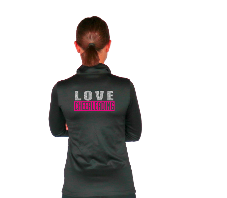 Skillz Gear Fearless verkkatakki LOVE CHEERLEADING -painatuksella