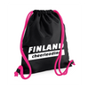 Paksunyörinen FINLAND Cheerleading treenipussi