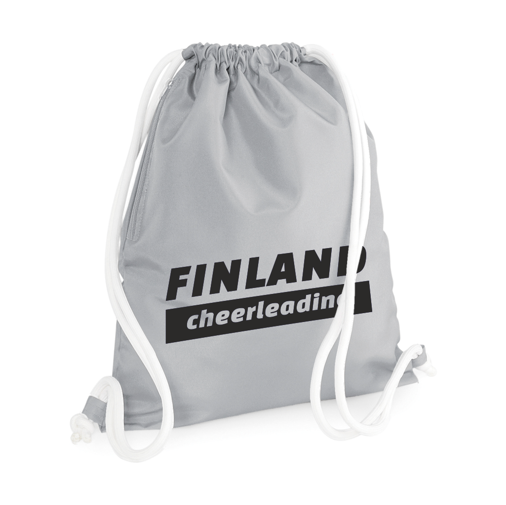 Paksunyörinen FINLAND Cheerleading treenipussi